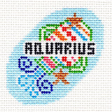 Aquarius Zodiac Bag Tag