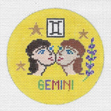Gemini Zodiac Round