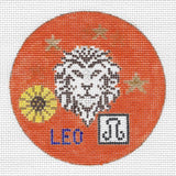 Leo Zodiac Round