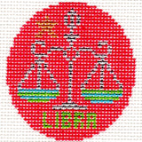Libra Zodiac Bag Tag