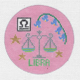 Libra Zodiac Round