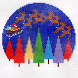 Rainbow Trees Round