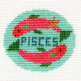 Pisces Zodiac Bag Tag